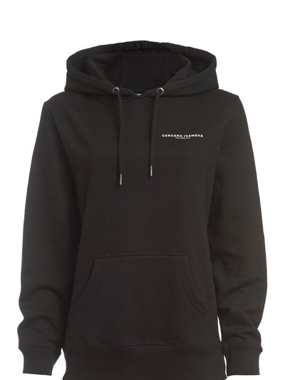 Gergana Ivanova Organic Cotton Logo Hoodie - Black product