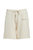 Organic Cotton Logo Shorts - Beige