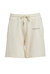 Organic Cotton Logo Shorts - Beige