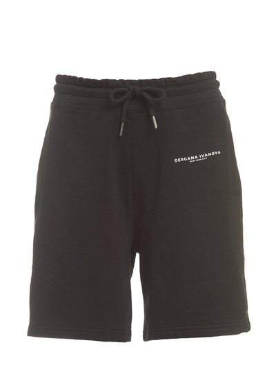 Gergana Ivanova Organic Cotton Logo Shorts - Black product