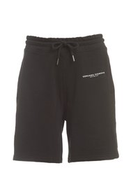 Organic Cotton Logo Shorts - Black - Black