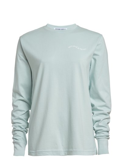 Gergana Ivanova Organic Cotton Self-Love Long Sleeve Shirt - Sky Blue product