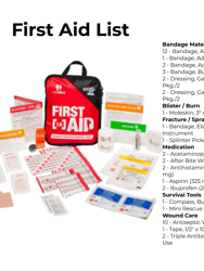 GetxGo Pre-filled Waterproof Emergency Prep Kits