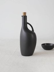 Stoneware Olive Oil Bottle | Canard 34oz - Matte Black