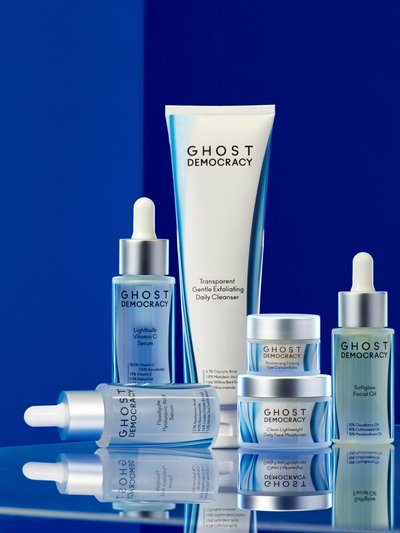 Ghost Democracy The Complete Collection: Cleanser, 2 Serums, Moisturizer, Eye, Oil product