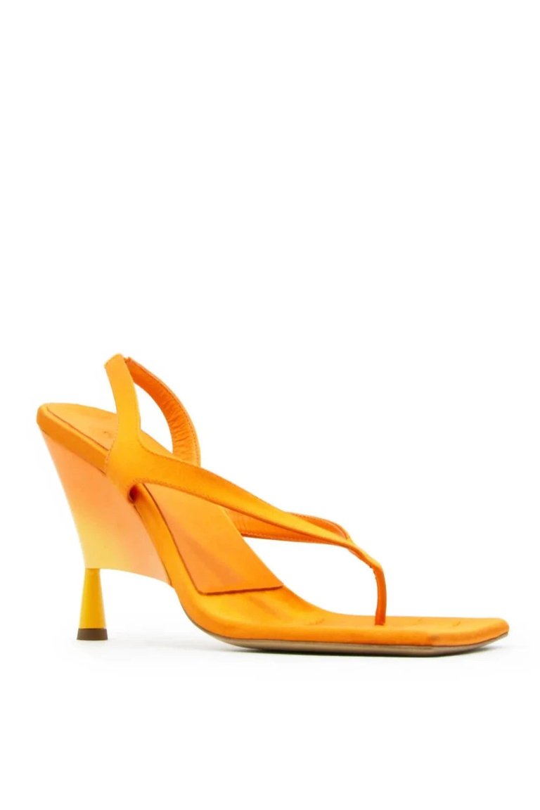 Rosie 12 Satin New Sandal - Orange