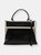 Giancarlo Petriglia Women's Large Evara Accordion Bag Leather Shoulder - Black / Beige
