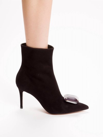Gianvito Rossi Jaipur Suede Embellished Bootie product