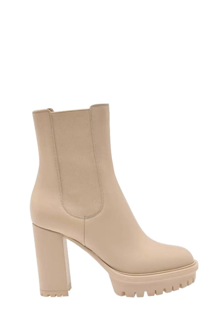 Vitello Glove Boot In Mousse - Mousse