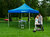 Pop Up Canopy 10' x 10' - Rain And Waterproof, Fire Retardant, Adjustable Height Up to 130" - Outdoor Party Tent