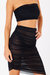 Odette Top & Skirt - Black