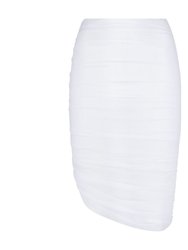 Odette Top & Skirt - White