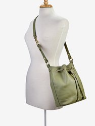 Cassie Bucket Bag - Sage