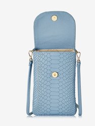 Emmie Phone Crossbody Bag - Slate Blue