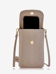 Emmie Phone Crossbody Bag - Stone