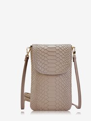 Emmie Phone Crossbody Bag - Stone - Stone