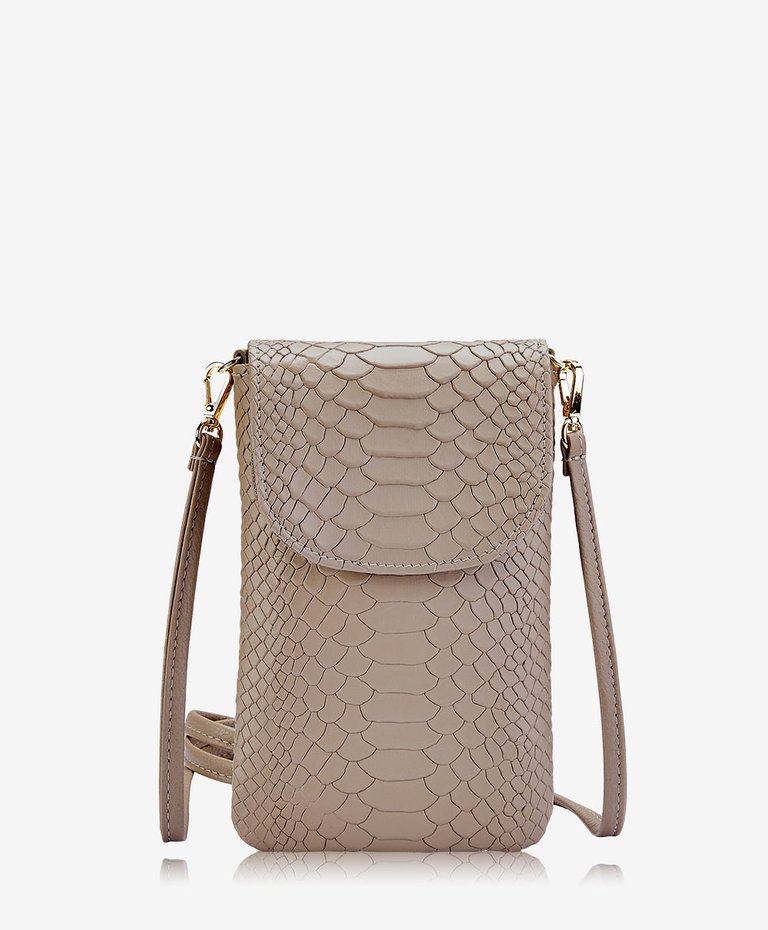 Emmie Phone Crossbody Bag - Stone - Stone