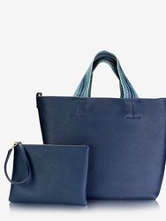 Leigh Tote - Navy