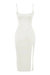 Brianna Satin Dress - White