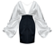 Libre Luxus Dress - Spider Black-White