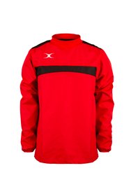 Gilbert Childrens/Kids Photon Warm-Up Top (Red/Black) - Red/Black