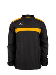 Gilbert Mens Photon Warm-Up Top (Black/Gold) - Black/Gold