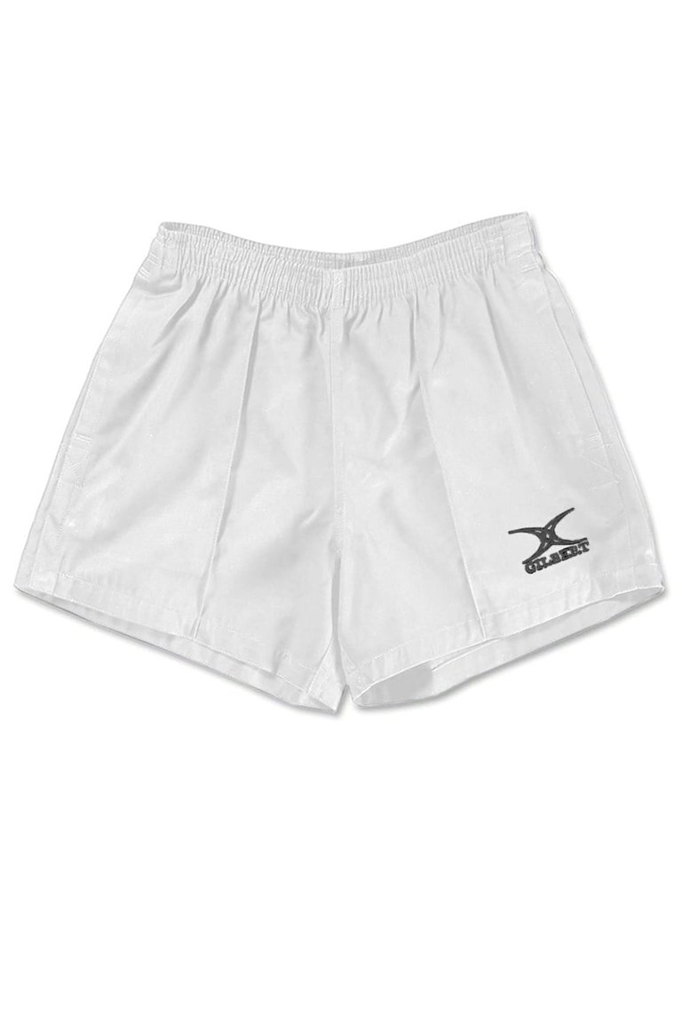 Gilbert Rugby Mens Kiwi Pro Rugby Shorts (White)