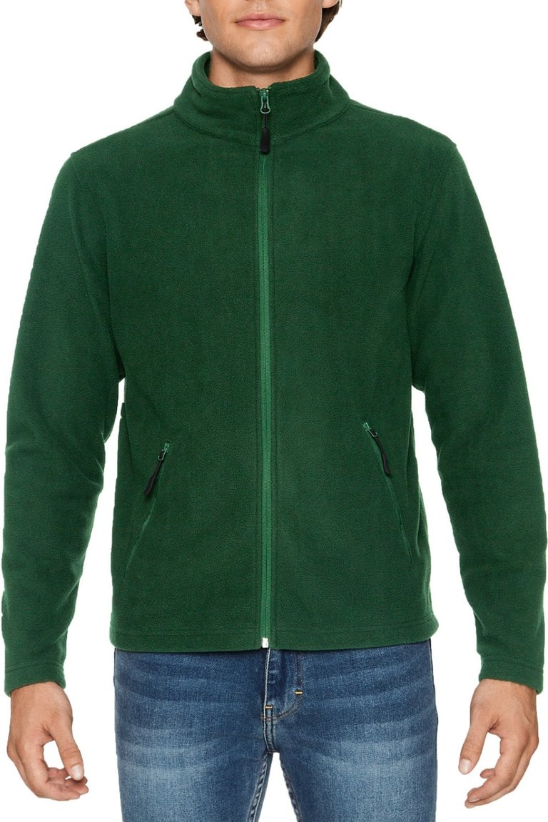 Adults Unisex Hammer Micro-Fleece Jacket - Forest Green - Forest Green