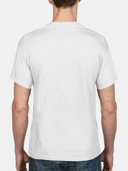 Gildan DryBlend Adult Unisex Short Sleeve T-Shirt (White)