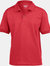 Gildan DryBlend Childrens Unisex Jersey Polo Shirt (Red) - Red