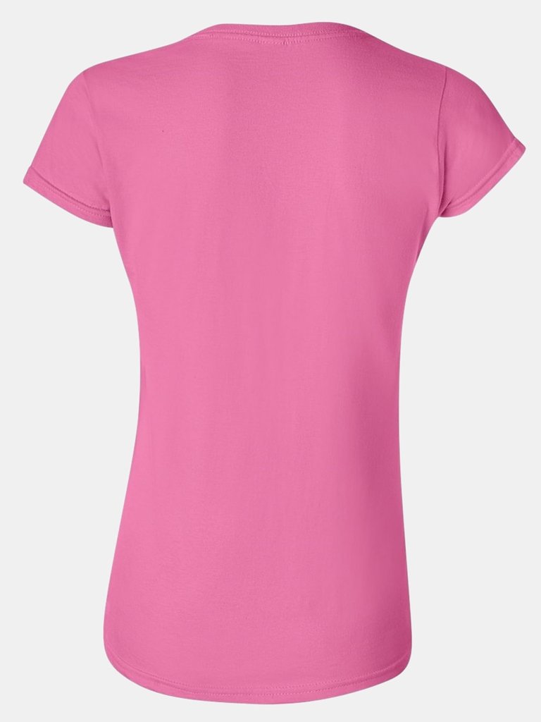 Gildan Ladies Soft Style Short Sleeve T-Shirt (Azalea)