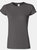 Gildan Ladies Soft Style Short Sleeve T-Shirt (Charcoal) - Charcoal