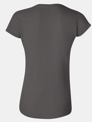 Gildan Ladies Soft Style Short Sleeve T-Shirt (Charcoal)