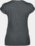 Gildan Ladies Soft Style Short Sleeve V-Neck T-Shirt (Dark Heather)