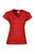 Gildan Ladies Soft Style Short Sleeve V-Neck T-Shirt (Red) - Red