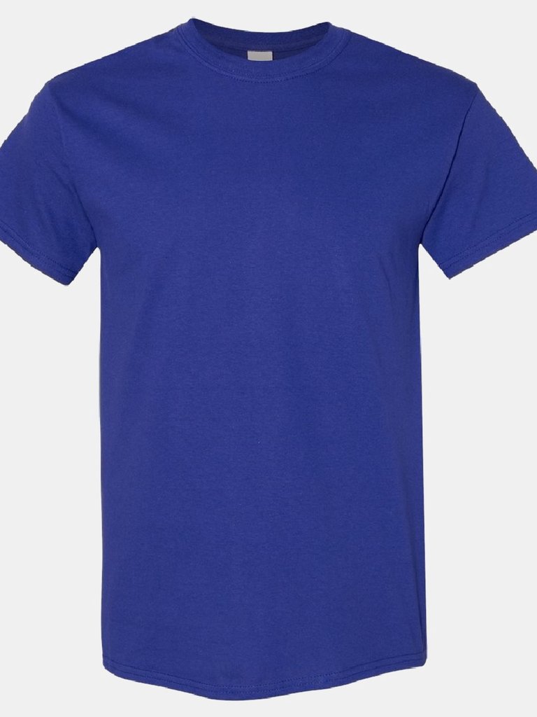 Gildan Mens Heavy Cotton Short Sleeve T-Shirt (Cobalt Blue) - Cobalt Blue