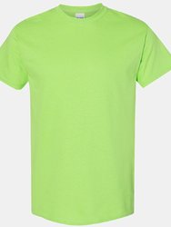 Gildan Mens Heavy Cotton Short Sleeve T-Shirt (Lime) - Lime