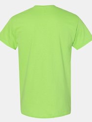 Gildan Mens Heavy Cotton Short Sleeve T-Shirt (Lime)