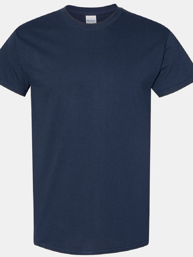 Gildan Mens Heavy Cotton Short Sleeve T-Shirt (Navy) - Navy