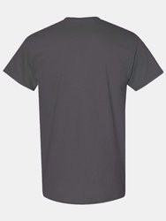Gildan Mens Heavy Cotton Short Sleeve T-Shirt (Pack of 5) (Tweed)