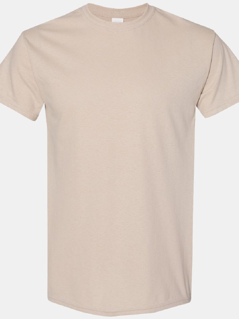 Gildan Mens Heavy Cotton Short Sleeve T-Shirt (Sand) - Sand