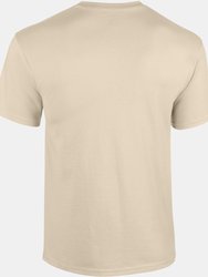 Gildan Mens Heavy Cotton Short Sleeve T-Shirt (Sand)