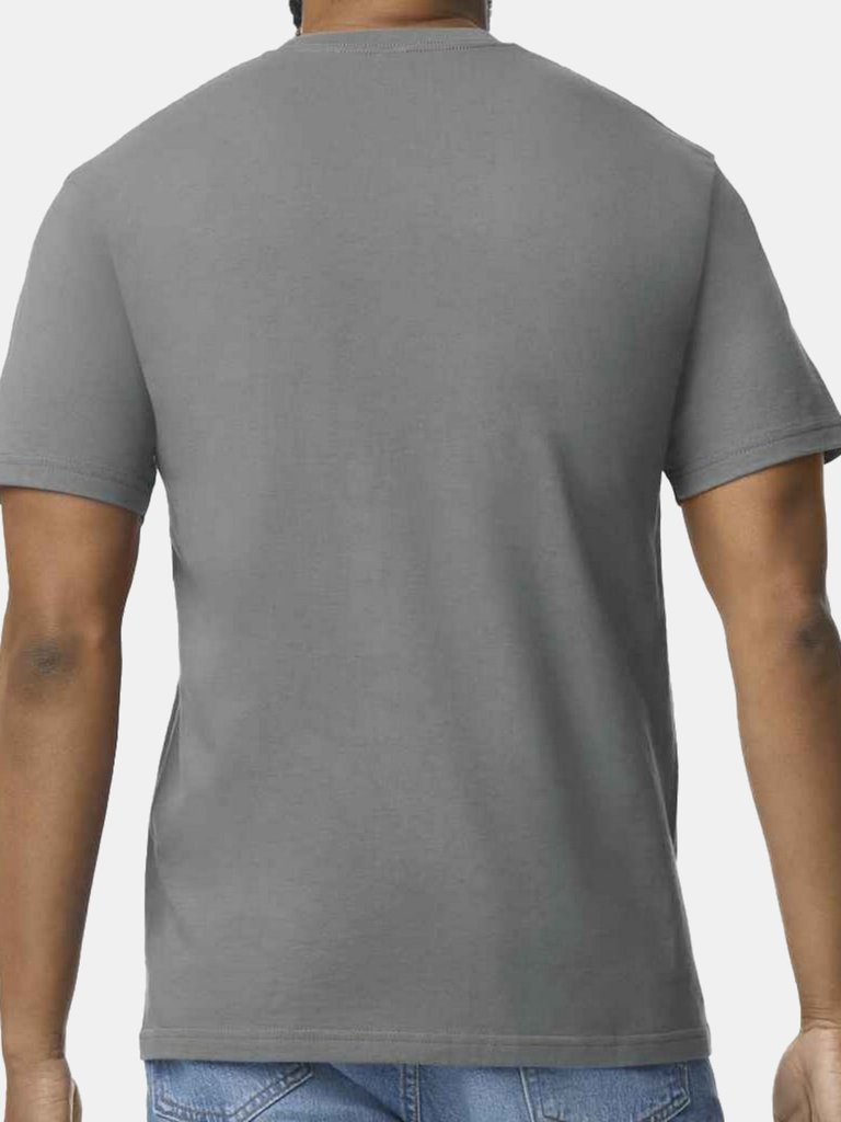 Gildan Mens Midweight Soft Touch T-Shirt (Graphite Heather)