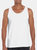 Gildan Mens Plain Soft Tank Top (White)