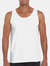 Gildan Mens Plain Soft Tank Top (White)