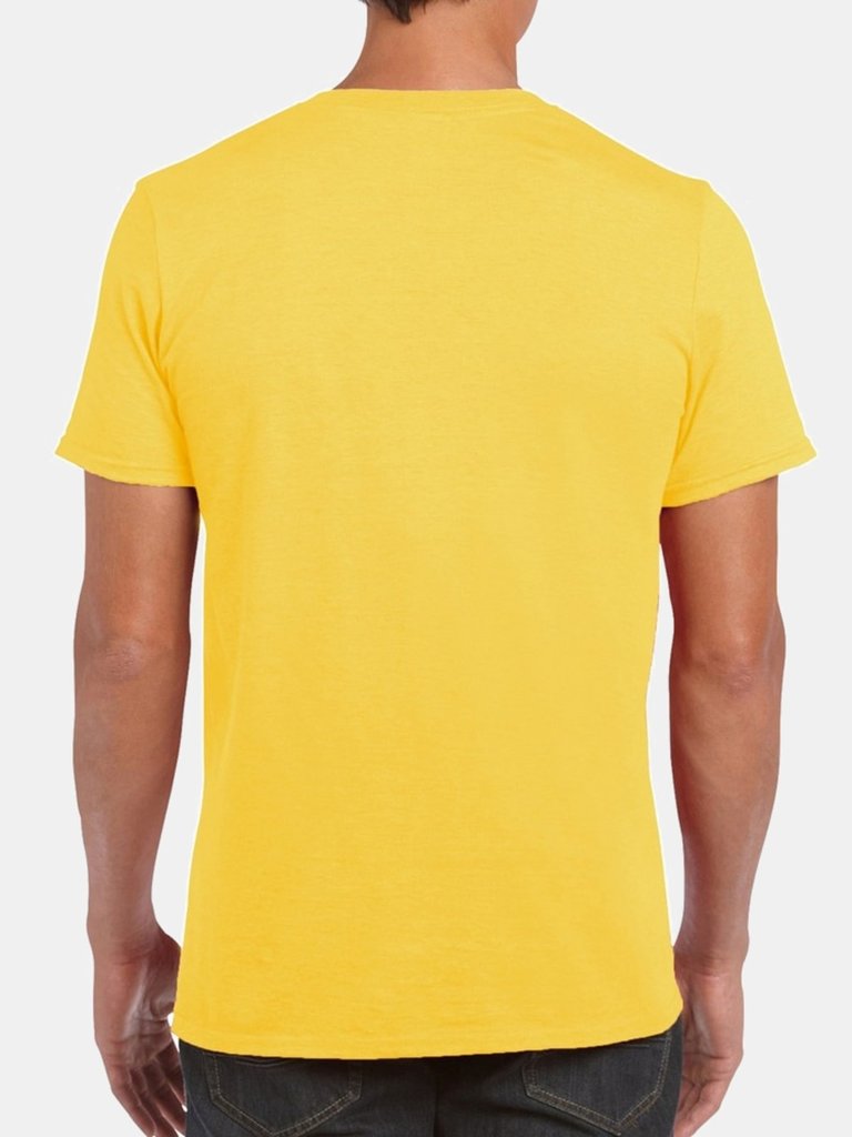 Gildan Mens Short Sleeve Soft-Style T-Shirt (Daisy)