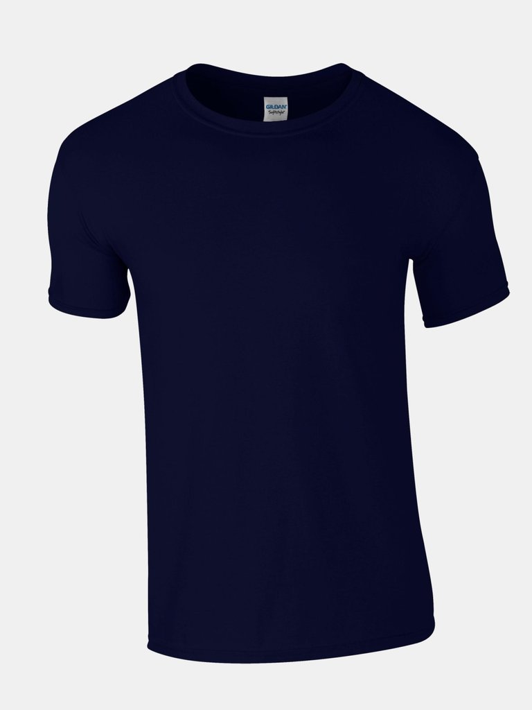 Gildan Mens Short Sleeve Soft-Style T-Shirt (Navy Blue) - Navy Blue