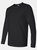 Gildan Mens Soft Style Long Sleeve T-Shirt (Pack of 5) (Black)