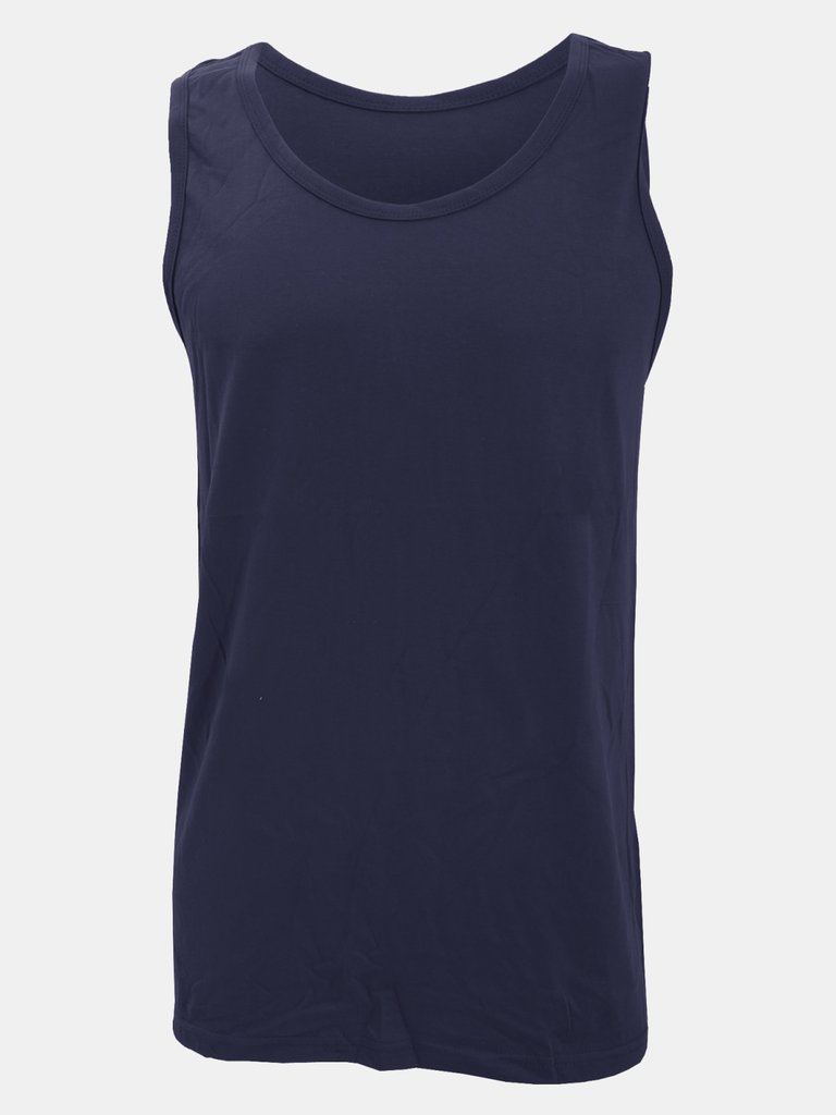 Gildan Mens Softstyle® Tank Vest Top (Navy) - Navy