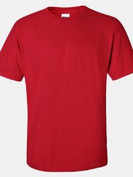 Gildan Mens Ultra Cotton Short Sleeve T-Shirt (Cherry Red) - Cherry Red